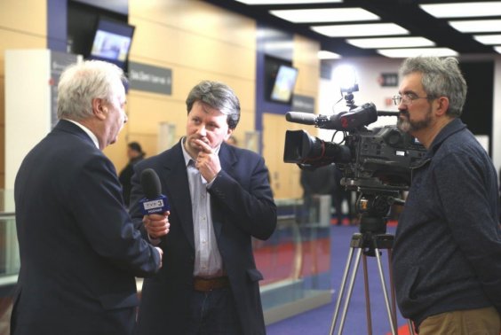 Andrzej Wojciechowski ze Statuetką Siewcy 2017