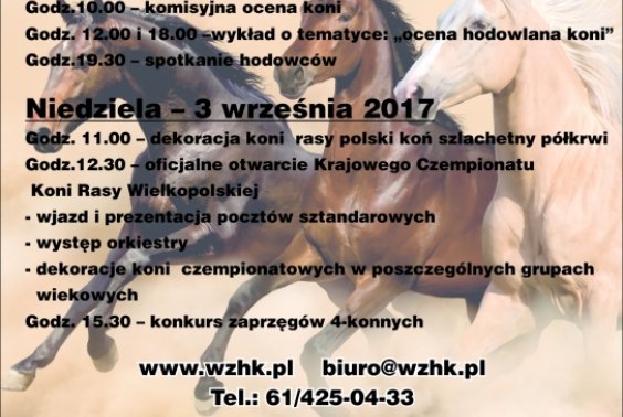 Krajowy Czempionat Koni Rasy Wielkopolskiej